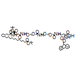 (25R,52S)-52-(Fmoc-amino)-25-(tert-butoxycarbonyl)-2,2-dimethyl-4,23,28,37,46-pentaoxo-3,32,35,41,44-pentaoxa-24,29,38,47-tetraazatripentacontan-53-oic Acid