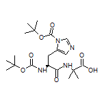 (S)-2-[3-(1-Boc-5-imidazolyl)-2-(Boc-amino)propanamido]-2-methylpropanoic Acid