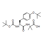 (S)-2-[3-[4-(tert-Butoxy)phenyl]-2-(Boc-amino)propanamido]-2-methylpropanoic Acid