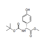 Methyl (R)-2-(Boc-amino)-2-(4-hydroxyphenyl)acetate