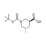 (3S,5S)-1-Boc-5-methylpiperidine-3-carboxylic Acid