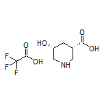 (3S,5R)-5-Hydroxypiperidine-3-carboxylic Acid Trifluoroacetate