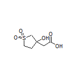 2-(3-Hydroxy-1,1-dioxidotetrahydrothiophen-3-yl)acetic Acid