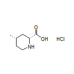 (2R,4S)-4-Methylpiperidine-2-carboxylic Acid Hydrochloride