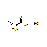 (S)-3,3-Dimethylazetidine-2-carboxylic Acid Hydrochloride