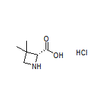 (R)-3,3-Dimethylazetidine-2-carboxylic Acid Hydrochloride