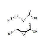 cis-2-(Cyanomethyl)cyclopropanecarboxylic Acid