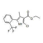 Ethyl 2-Chloro-4-methyl-5-[2-(trifluoromethyl)phenyl]-1H-pyrrole-3-carboxylate