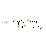 2-[[6-(4-Methoxyphenoxy)pyrimidin-4-yl](methyl)amino]ethan-1-ol