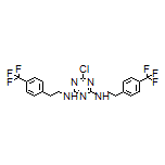 6-Chloro-N2,N4-bis[4-(trifluoromethyl)phenethyl]-1,3,5-triazine-2,4-diamine