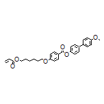 4’-Methoxy-4-biphenylyl 4-[[6-(Acryloyloxy)hexyl]oxy]benzoate