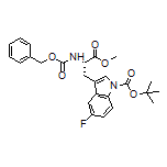 Methyl (S)-3-(1-Boc-5-fluoro-1H-indol-3-yl)-2-(Cbz-amino)propanoate