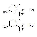 cis-1-Methyl-2-(trifluoromethyl)piperidin-4-ol Hydrochloride