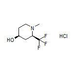 (2R,4S)-1-Methyl-2-(trifluoromethyl)piperidin-4-ol Hydrochloride