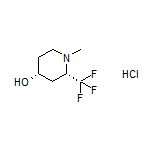 (2S,4R)-1-Methyl-2-(trifluoromethyl)piperidin-4-ol Hydrochloride