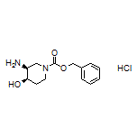 (3S,4R)-3-Amino-1-Cbz-piperidin-4-ol Hydrochloride