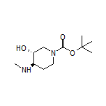 (3R,4R)-1-Boc-4-(methylamino)piperidin-3-ol