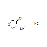 (3S,4R)-4-(Methylamino)tetrahydrofuran-3-ol Hydrochloride