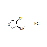 (3R,4S)-4-(Methylamino)tetrahydrofuran-3-ol Hydrochloride