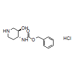 (3R,4R)-4-(Cbz-amino)piperidin-3-ol Hydrochloride