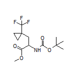 Methyl 2-(Boc-amino)-3-[1-(trifluoromethyl)cyclopropyl]propanoate