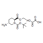 Ethyl (2S,5R)-5-Amino-1-Boc-piperidine-2-carboxylate Oxalate