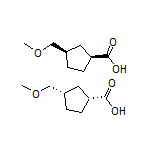 cis-3-(Methoxymethyl)cyclopentanecarboxylic Acid