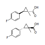 trans-2-(4-Fluorophenyl)-1-methylcyclopropanecarboxylic Acid