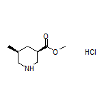 Methyl (3R,5S)-5-Methylpiperidine-3-carboxylate Hydrochloride