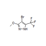 4-Bromo-3-methoxy-5-(trifluoromethyl)pyrazole