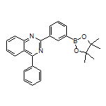 3-(4-Phenylquinazolin-2-yl)phenylboronic Acid Pinacol Ester