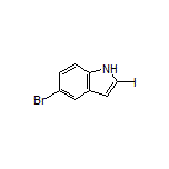 5-Bromo-2-iodoindole