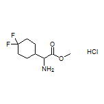 Methyl 2-Amino-2-(4,4-difluorocyclohexyl)acetate Hydrochloride