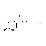 Methyl (3S,6S)-6-Methylpiperidine-3-carboxylate Hydrochloride