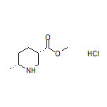 Methyl (3S,6R)-6-Methylpiperidine-3-carboxylate Hydrochloride