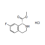 Methyl (R)-7-Fluoro-1,2,3,4-tetrahydroisoquinoline-1-carboxylate Hydrochloride