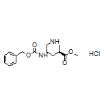 Methyl (3S,5R)-5-(Cbz-amino)piperidine-3-carboxylate Hydrochloride