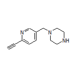 1-[(6-Ethynyl-3-pyridyl)methyl]piperazine