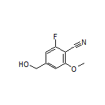 2-Fluoro-4-(hydroxymethyl)-6-methoxybenzonitrile