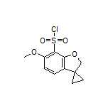 6-Methoxy-2H-spiro[benzofuran-3,1’-cyclopropane]-7-sulfonyl Chloride