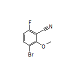 3-Bromo-6-fluoro-2-methoxybenzonitrile