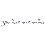 3-Oxo-1-(2-pyridyldisulfanyl)-7,10,13,16-tetraoxa-4-azanonadecan-19-oic Acid