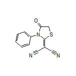 2-(4-Oxo-3-phenylthiazolidin-2-ylidene)malononitrile