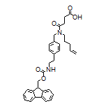 4-[[4-[2-(Fmoc-amino)ethyl]benzyl](4-penten-1-yl)amino]-4-oxobutanoic Acid