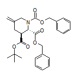 tert-Butyl (2S,3S)-1,2-DiCbz-5-methylenepiperidine-3-carboxylate