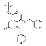 2-Benzyl 3-(tert-Butyl) (2S,3S)-1-Benzyl-5-methylenepiperidine-2,3-dicarboxylate