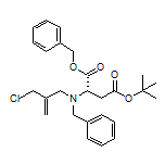 1-Benzyl 4-(tert-Butyl) N-Benzyl-N-(2-(chloromethyl)allyl)-L-aspartate