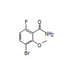 3-Bromo-6-fluoro-2-methoxybenzamide