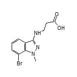 3-[(7-Bromo-1-methyl-1H-indazol-3-yl)amino]propanoic Acid