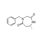 (R)-4-Benzyl-7-methyl-1,4-diazepane-2,5-dione